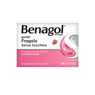 BENAGOL FRAGOLA S/Z 24 PAST. pastiglie mal di gola 