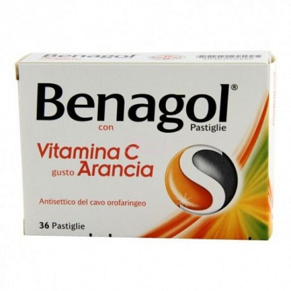 Benagol Vit C*36 Past Arancia