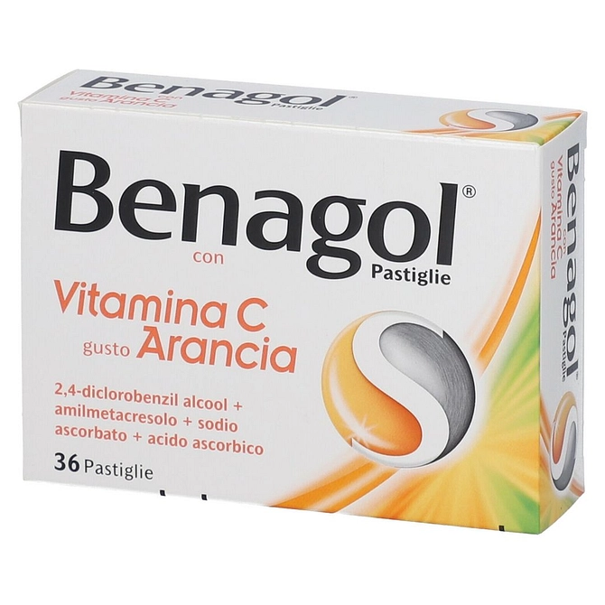 Benagol Vitamina C 36 Pastiglie Arancia