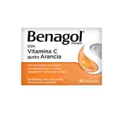 BENAGOL VIT C*36PAST ARANCIA