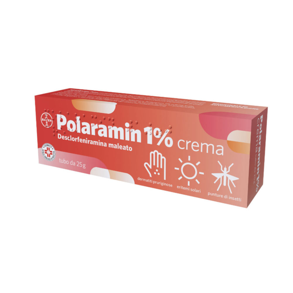 POLARAMIN crema dermatologica 25 g 1%