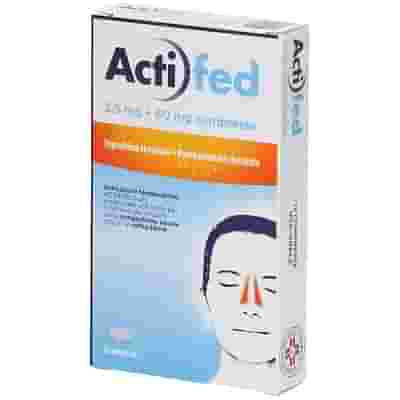 ACTI LINE ACTIFED 12 compresse 2,5 mg + 60 mg