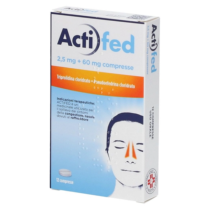 Actifed 12 Cpr 2,5 Mg + 60 Mg
