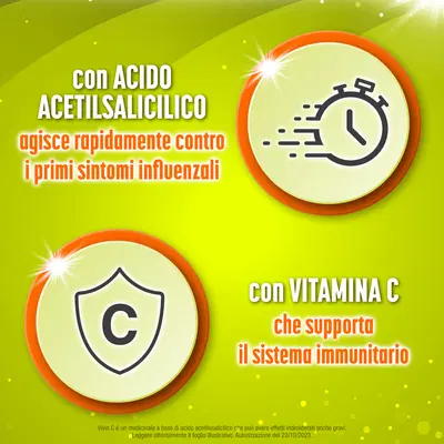 VIVIN C 20 compresse effervescenti 330 mg + 200 mg VIVIN C 20 compresse effervescenti 330 mg + 200 mg