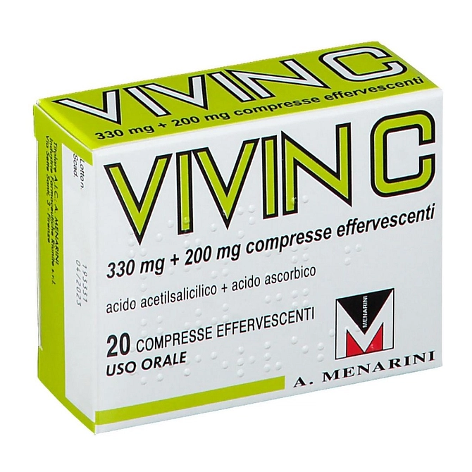 Vivin C 20 Cpr Eff 330 Mg + 200 Mg