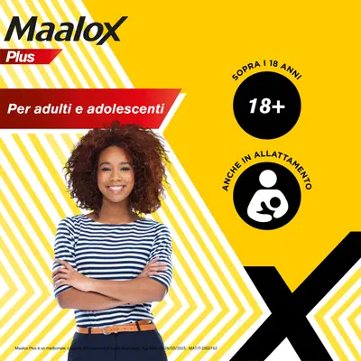 Maalox Plus contro bruciore, cattiva digestione, iperacidità di stomaco, 30 compresse Maalox Plus contro bruciore, cattiva digestione, iperacidità di stomaco, 30 compresse