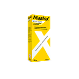 Maalox 400+400 sospensione orale, contro acidità di stomaco occasionale, 250 ml