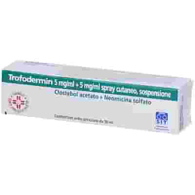 TROFODERMIN spray cutaneo 30 ml 5% + 5%