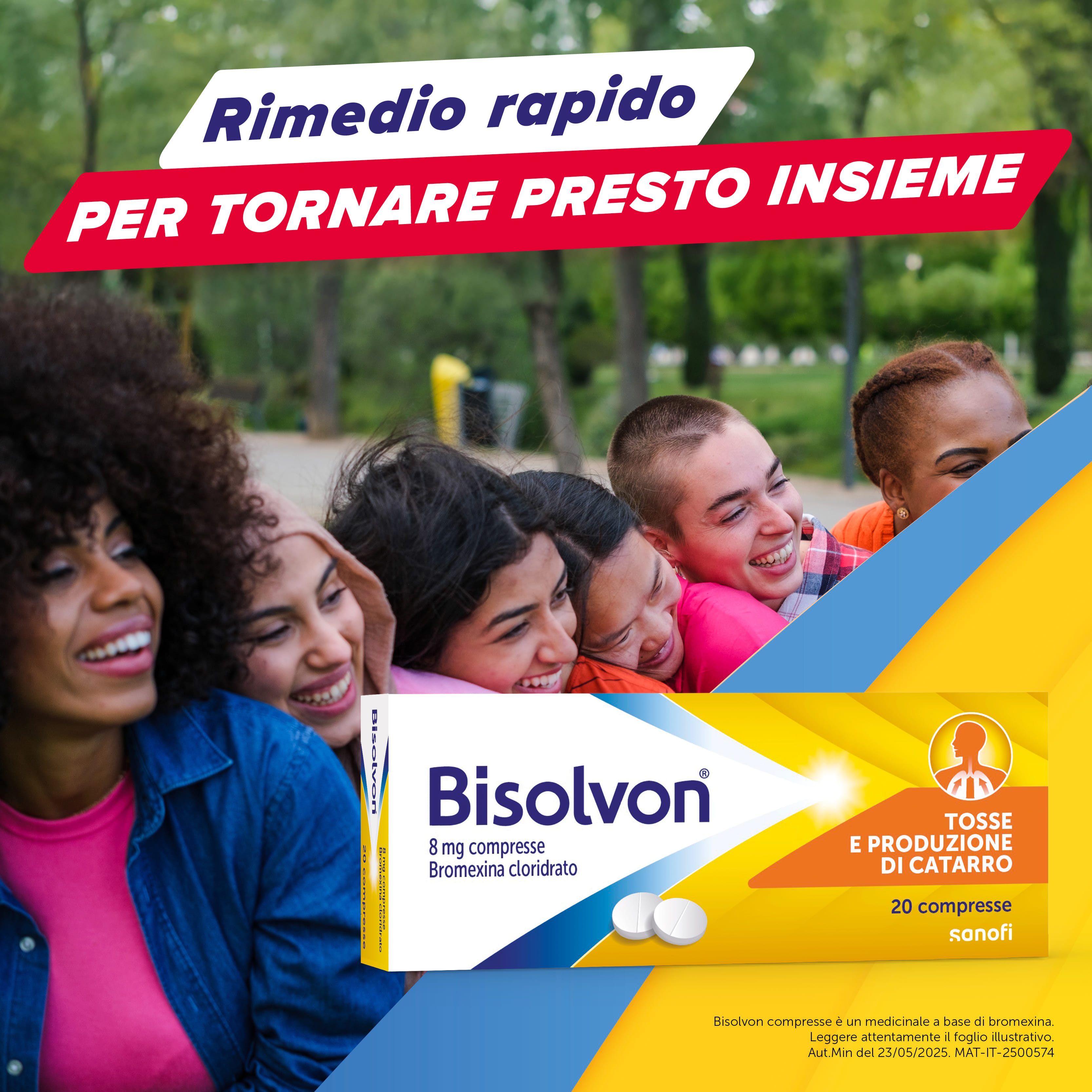 Bisolvon Mucolitico per Catarro e Tosse Grassa, 20 Compresse 