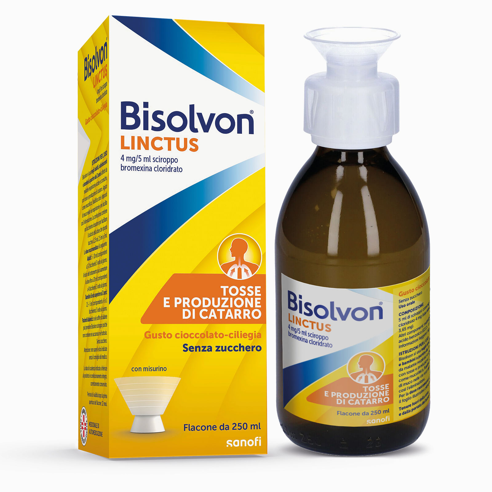 Bisolvon Linctus: Sciroppo Per Tosse Grassa (250 Ml)