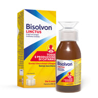 Bisolvon Linctus Sciroppo Mucolitico per Catarro e Tosse Grassa, Gusto Cioccolato e Ciliegia (8mg/5ml) 