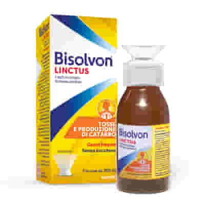 Bisolvon Linctus Sciroppo Mucolitico per Catarro e Tosse Grassa, Gusto Fragola (200 ml)