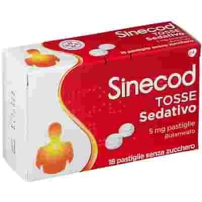 SINECOD TOSSE SED*18PAST 5MG