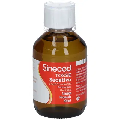 SINECOD TOSSE SED*200ML3MG/10G SINECOD TOSSE SED*200ML3MG/10G
