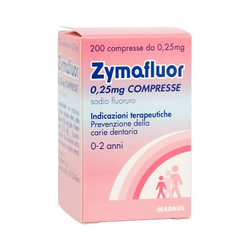 Zymafluor 200 Compresse 0,25 Mg