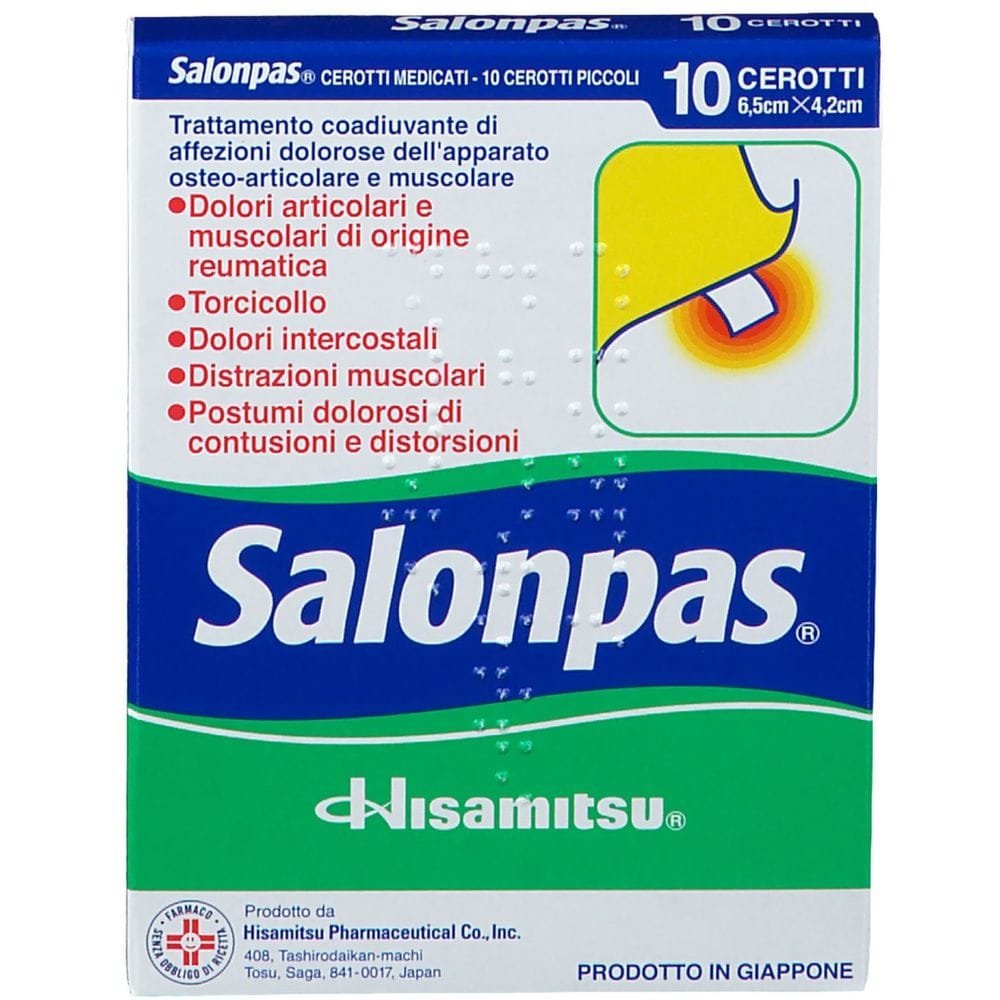 SALONPAS*10CER MED PICC6,5x4,2