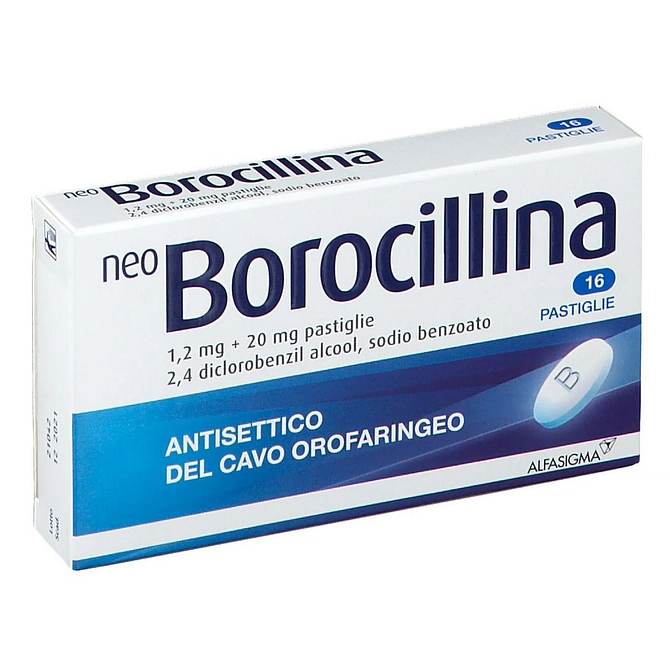 Neoborocillina 16 Pastiglie 1,2 Mg + 20 Mg