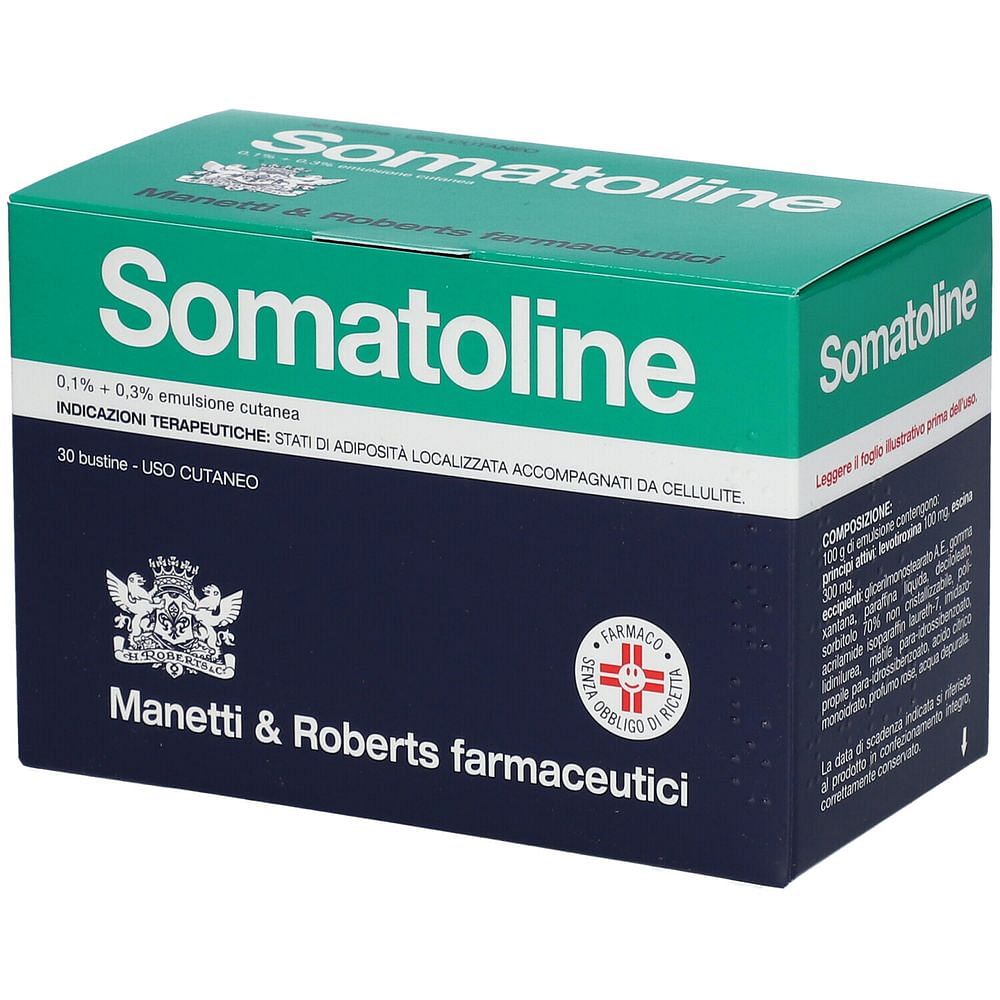 Somatoline Emulsione Dermatologica 30 Bustine 0,1% + 0,3%