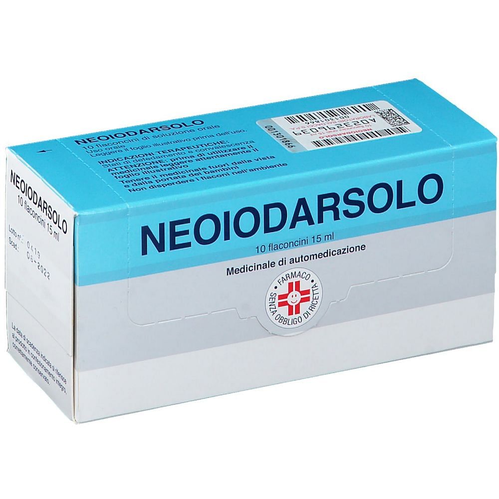 Neoiodarsolo Orale Soluzione 10 Flaconcini 15 Ml