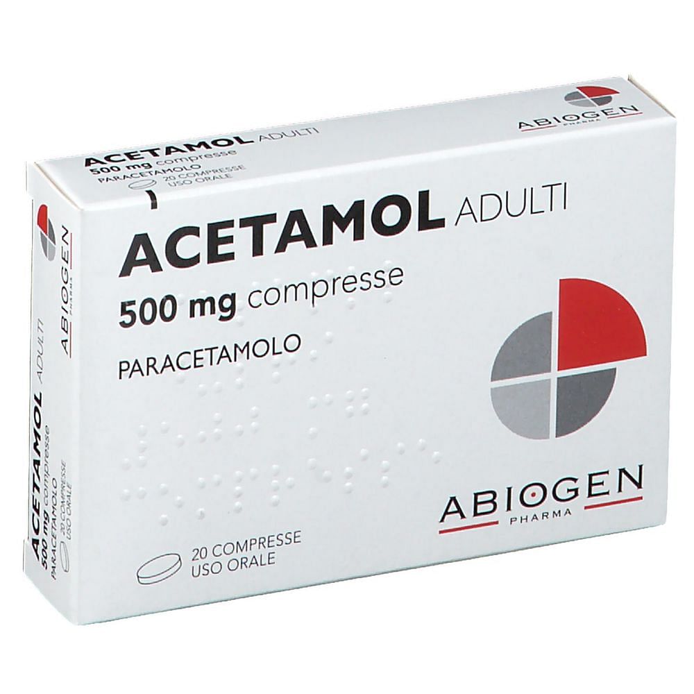 Acetamol Ad 20 Compresse 500 Mg