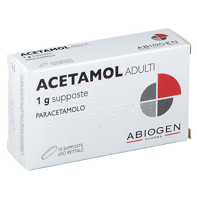 Acetamol Ad 10 Supp 1 G