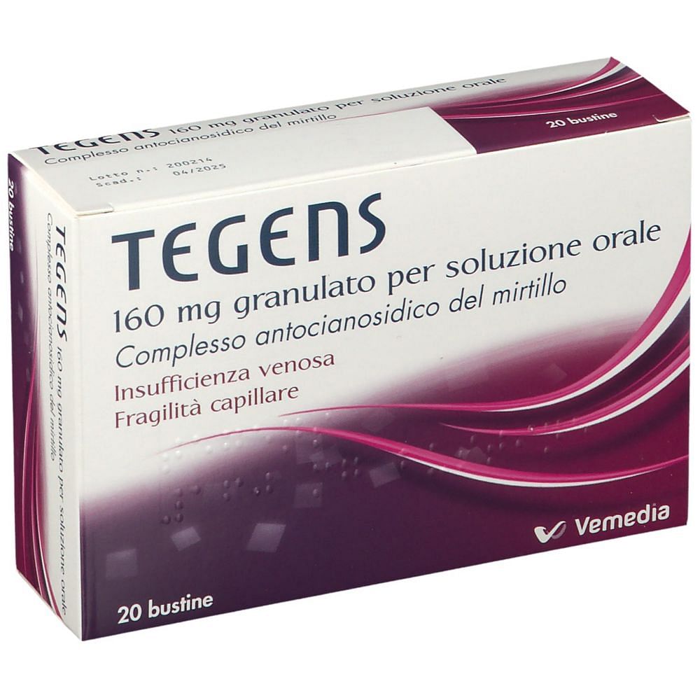 Tegens 20 Bustine Granulari 160 Mg