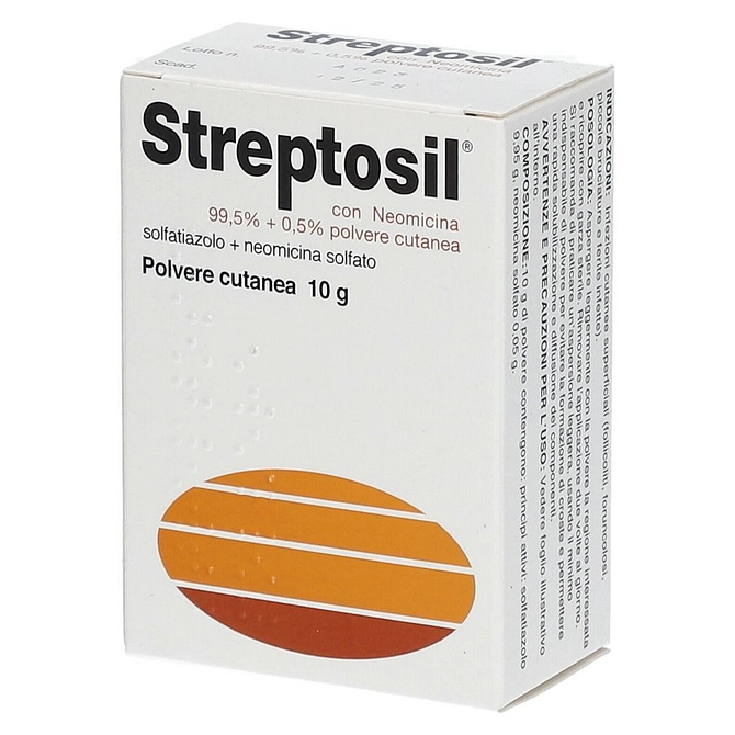 Streptosil Neomicina Polv U.E. 10 G 99,5% + 0,5%