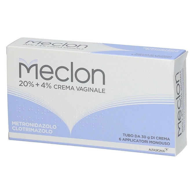Meclon Crema Vaginale 30 G 20% + 4% + 6 Applicatori