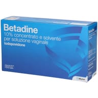 BETADINE soluzione vaginale 5 flaconi + 5 fiale 10 ml 10% + 5 cannule