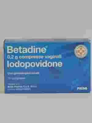BETADINE 10 compresse vaginali 200 mg