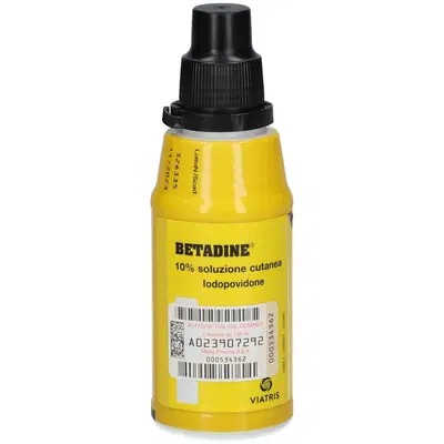 BETADINE soluzione cutanea 1 flacone 120 ml 10% BETADINE soluzione cutanea 1 flacone 120 ml 10%