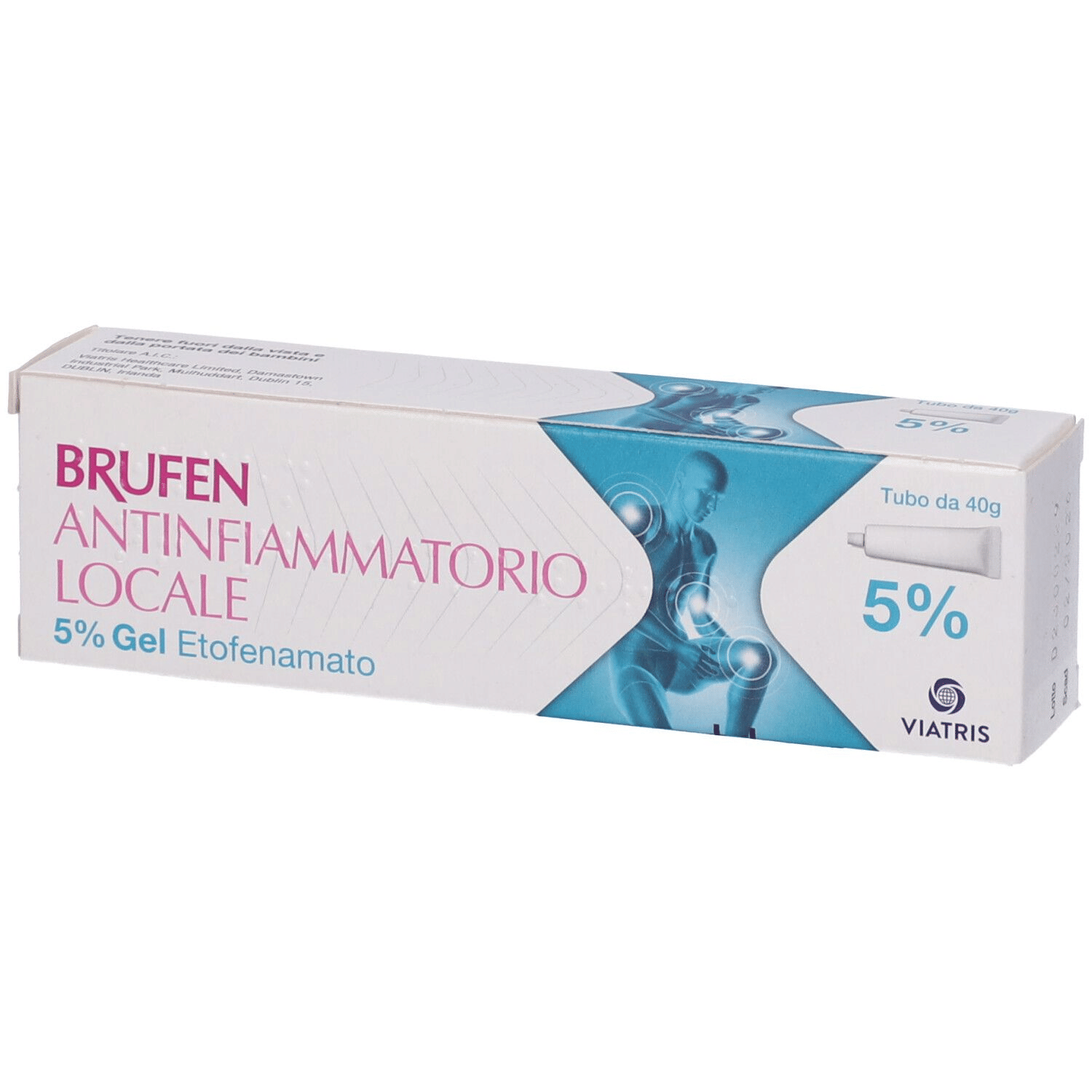 BRUFEN ANTINFIAMMAT*GEL 40G 5%