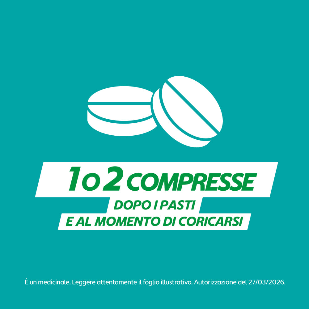 GAVISCON 24 CPR MENTA 500MG + 267MG contro bruciore e acidità di stomaco e sintomi del reflusso gastroesofageo