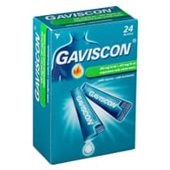 GAVISCON 24 BUSTINE contro sintomi del reflusso gastroesofageo, bruciore e acidità di stomaco