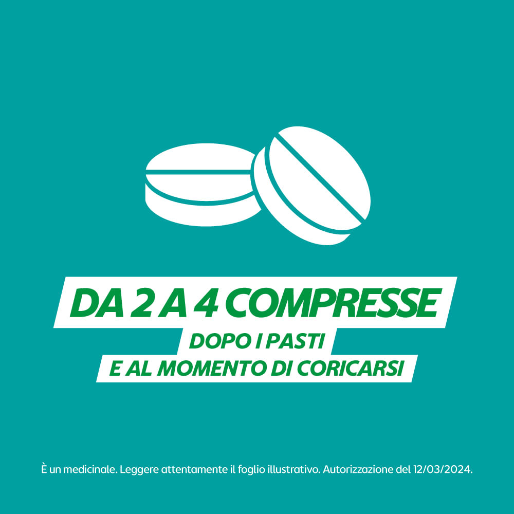 GAVISCON 24 compresse masticabili 250 mg + 133,5 mg menta