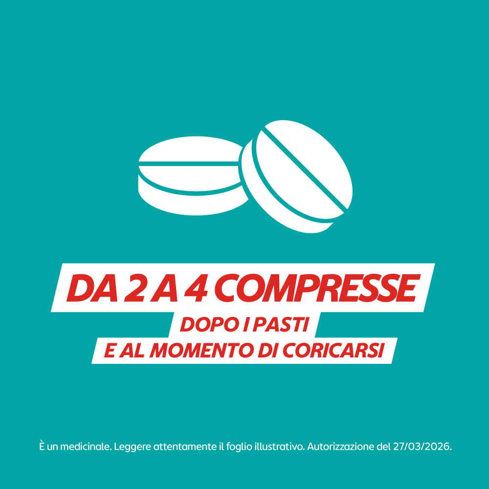 GAVISCON 24 CPR FRAGOLA 250MG + 133,5MG contro sintomi del reflusso gastroesofageo, bruciore e acidità di stomaco
