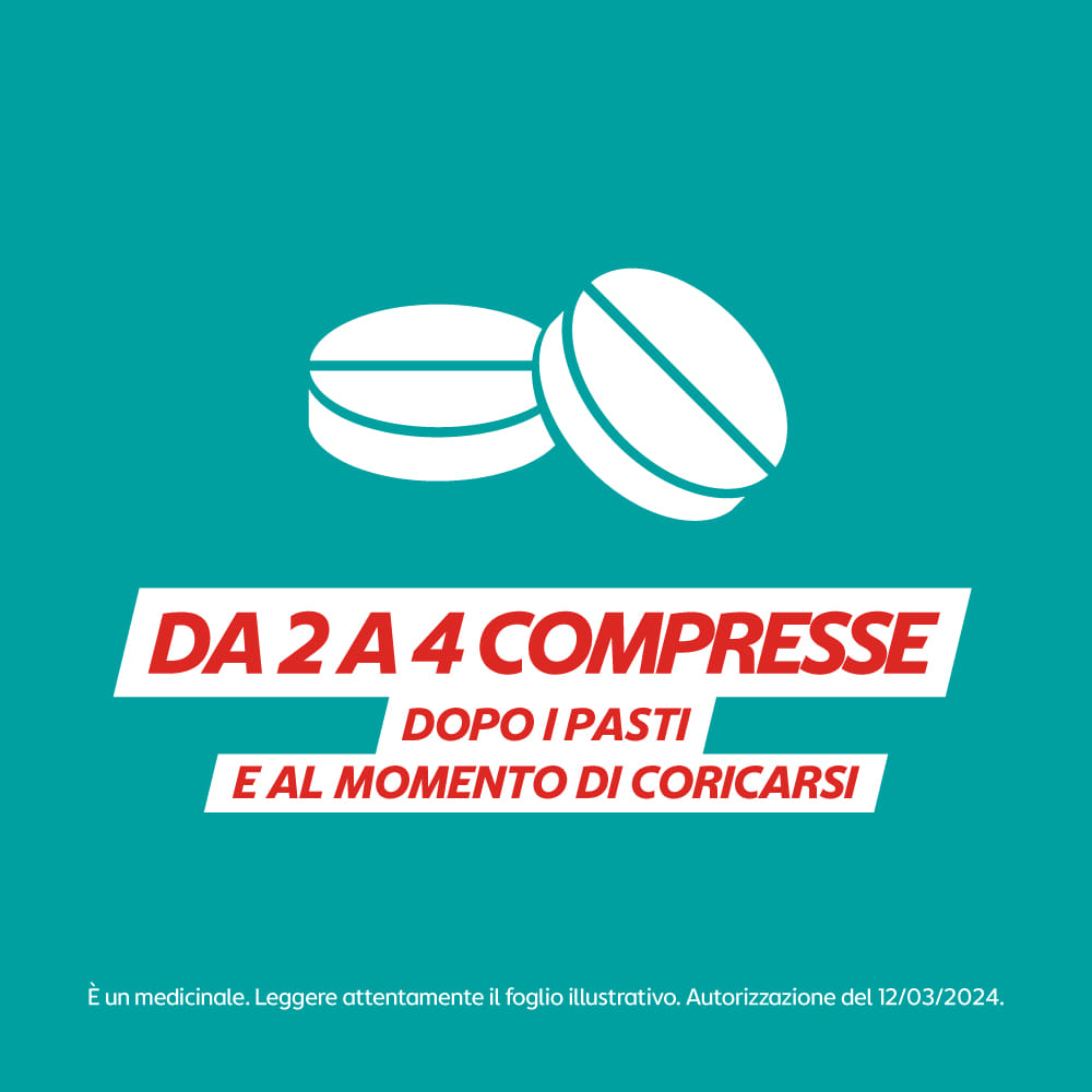 GAVISCON 24 CPR FRAGOLA 250MG + 133,5MG contro sintomi del reflusso gastroesofageo, bruciore e acidità di stomaco