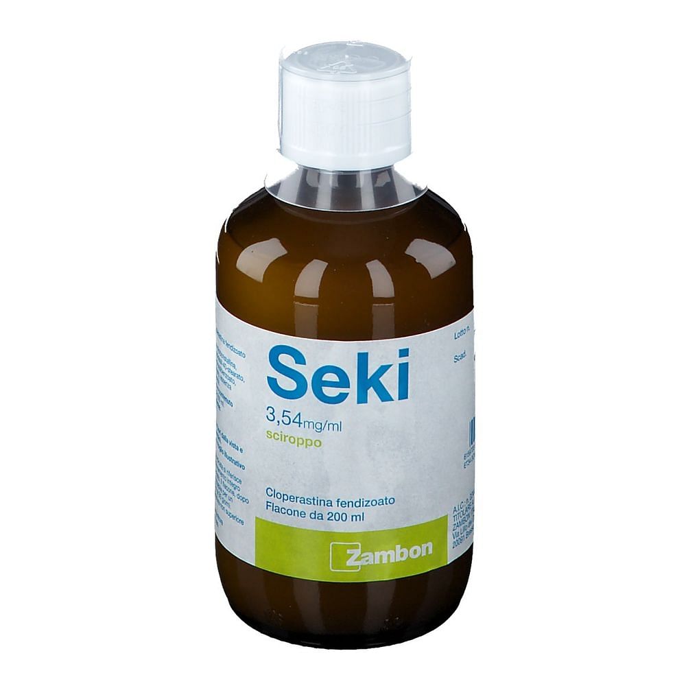 Seki Sciroppo 200 Ml 3,54 Mg/Ml