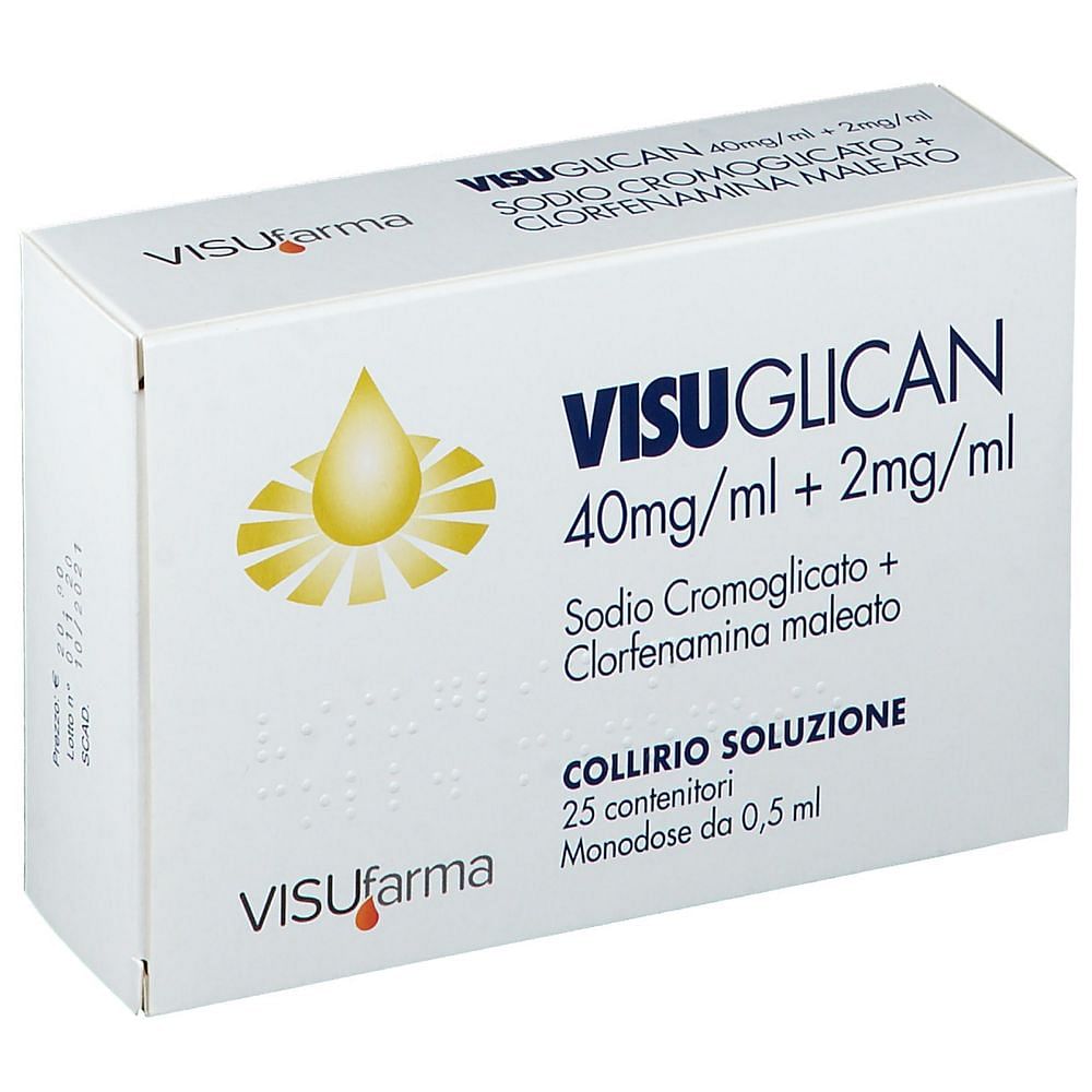 Visuglican Collirio 25 Monodosi 40 Mg/Ml + 2 Mg/Ml