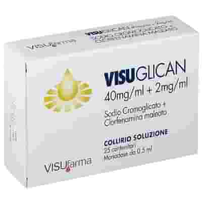 VISUGLICAN collirio 25 monodosi 40 mg/ml + 2 mg/ml