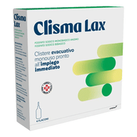 CLISMALAX 4 flaconi 133 ml soluzione rettale