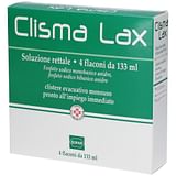 CLISMALAX 4 flaconi 133 ml soluzione rettale