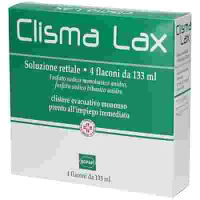 CLISMALAX 4 flaconi 133 ml soluzione rettale