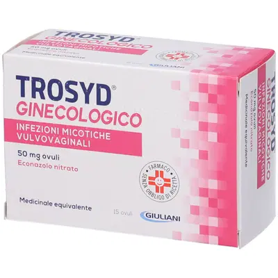 TROSYD GINECOL*15 OV VAG 50MG TROSYD GINECOL*15 OV VAG 50MG