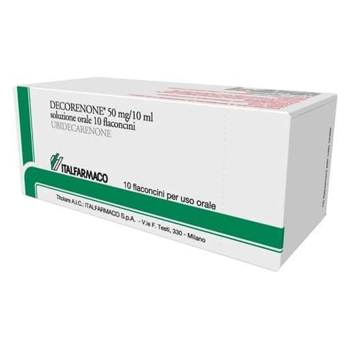 DECORENONE 50 orale soluzione 10 flaconcini 50 mg 10 ml