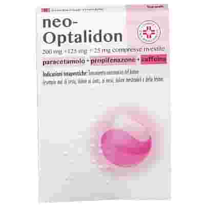 NEO OPTALIDON 8 compresse rivestite 200 mg + 125 mg + 25 mg