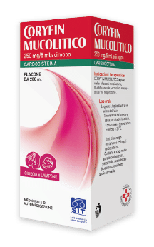 CORYFIN MUCOLITICO sciroppo 200 ml 250 mg/5 ml
