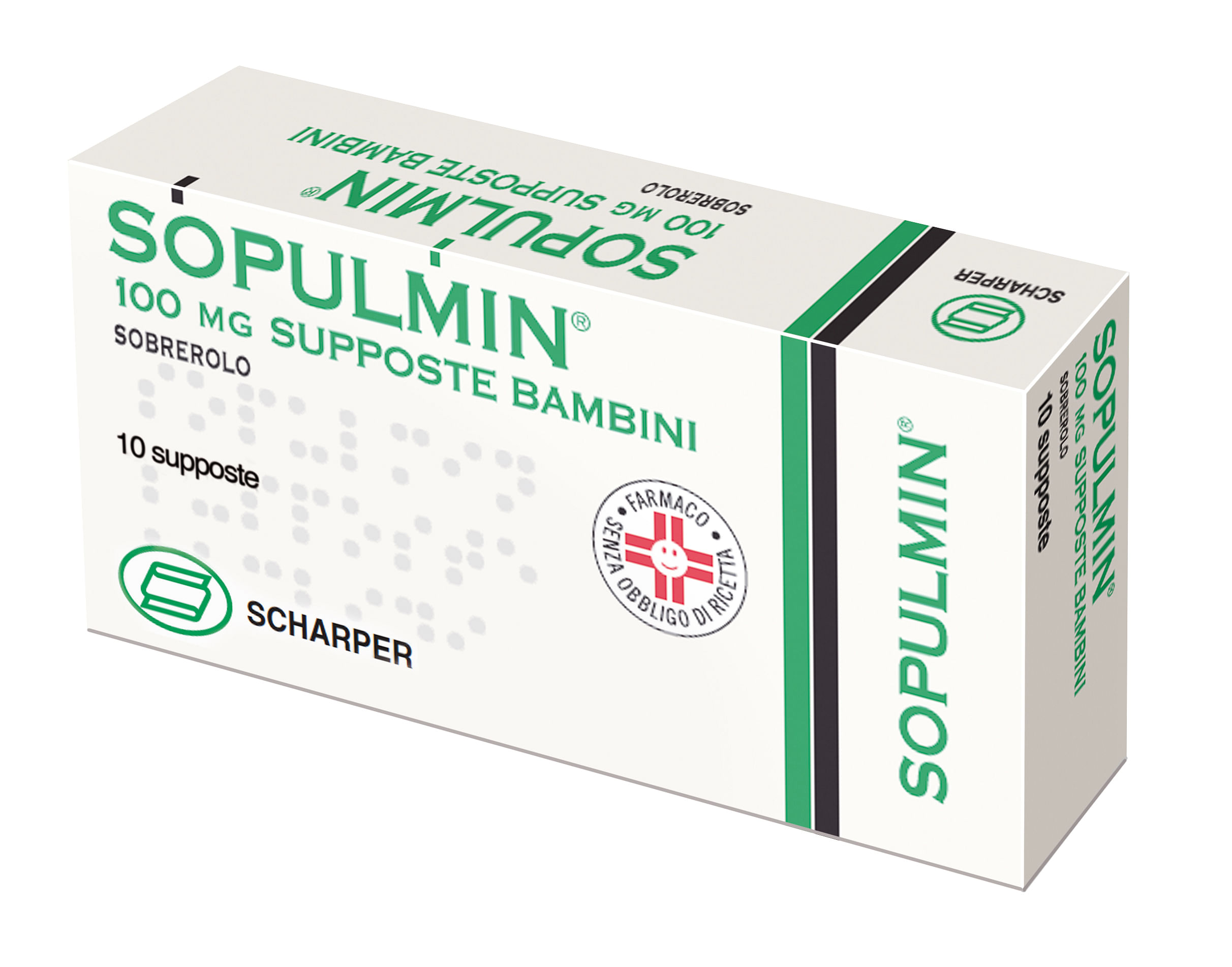 Sopulmin Bb 10 Supposte 100 Mg