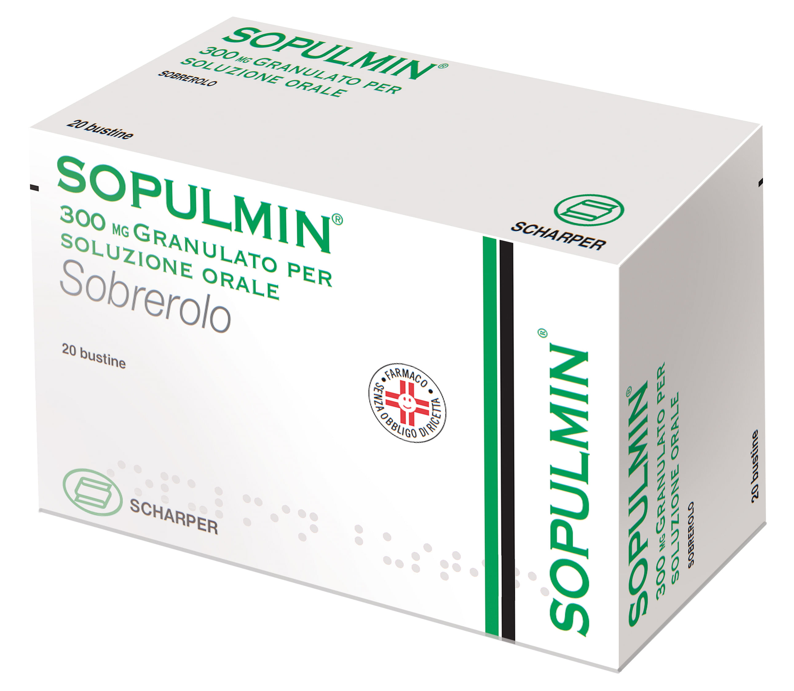 Sopulmin Orale Granulare 20 Bustine 300 Mg