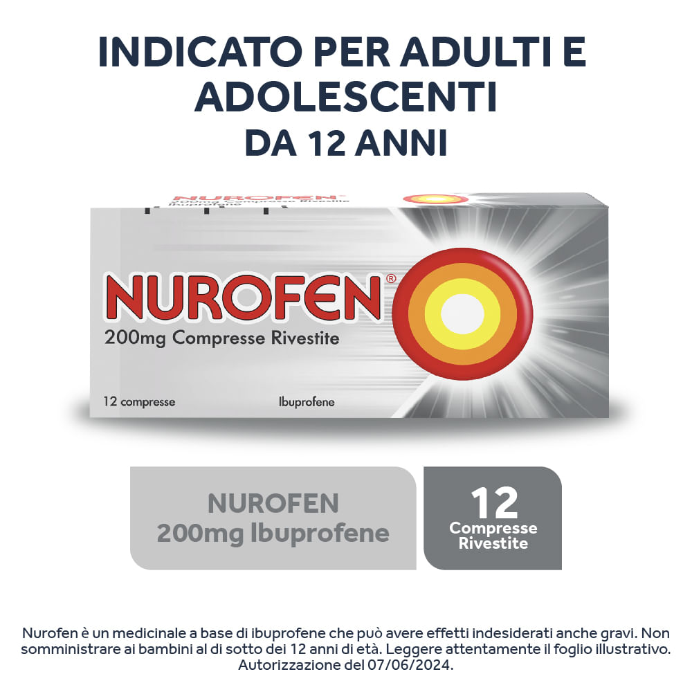 NUROFEN NUROFEN 12 compresse rivestite 200 mg